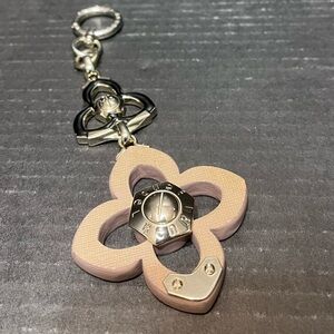 HENRI BENDEL PURSE CHARM/KEYCHAIN Fleur De Lis Bendel Girl